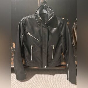 BlankNYC faux leather jacket size XS